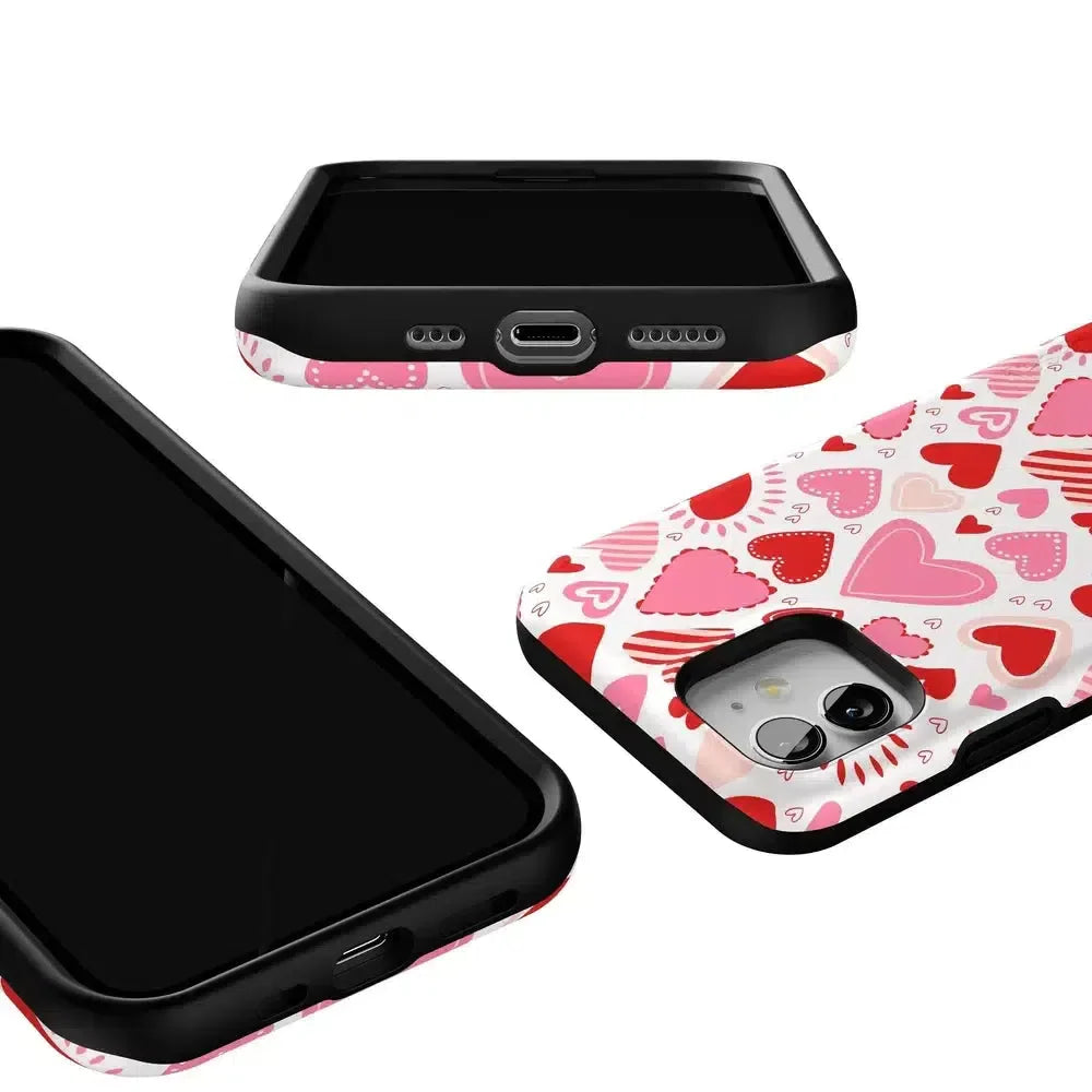 Love Struck | Heart Stickers Case