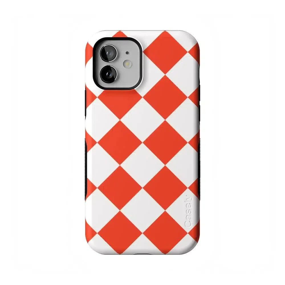 Red Checkerboard | High Contrast Design Case