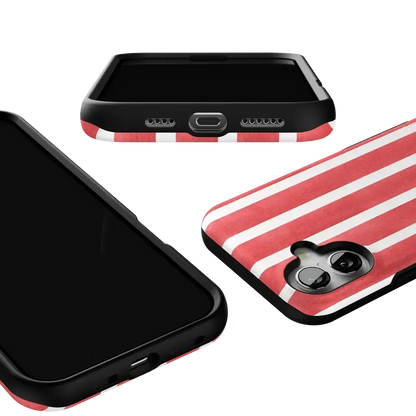 East Coast Summer | Red Stripes Case