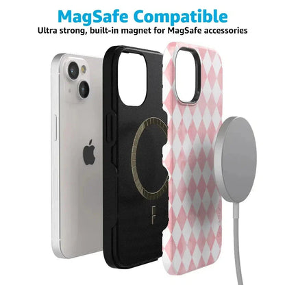 Queen of Diamonds | Pink Watercolor Case