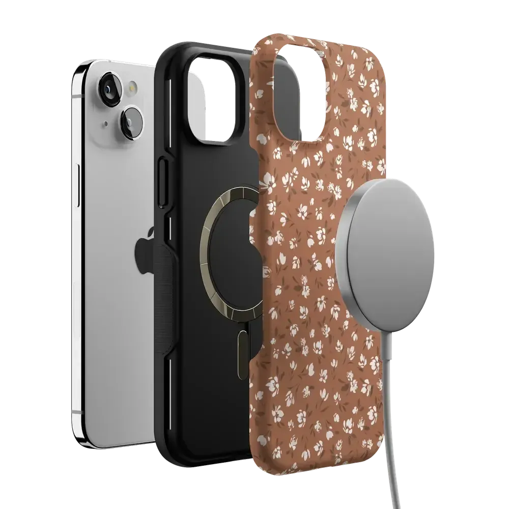 Mocha Meadow | Tiny Flowers Case