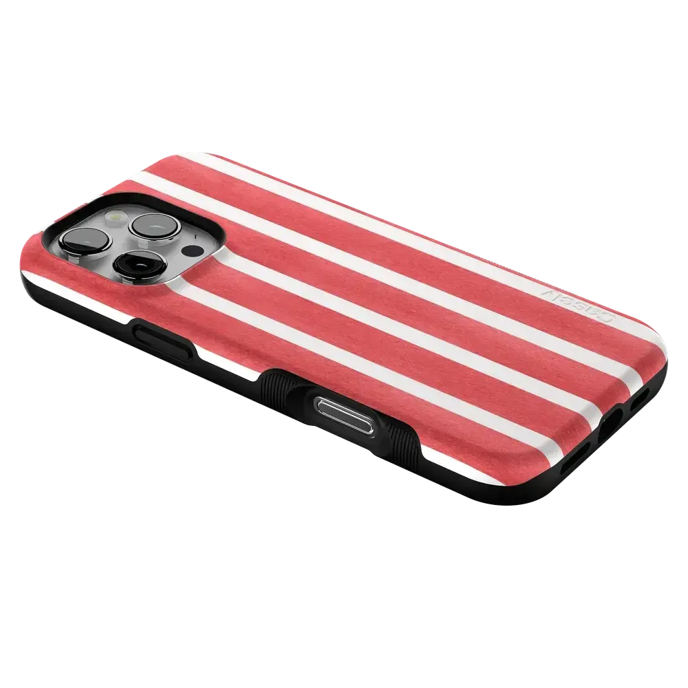 East Coast Summer | Red Stripes Case