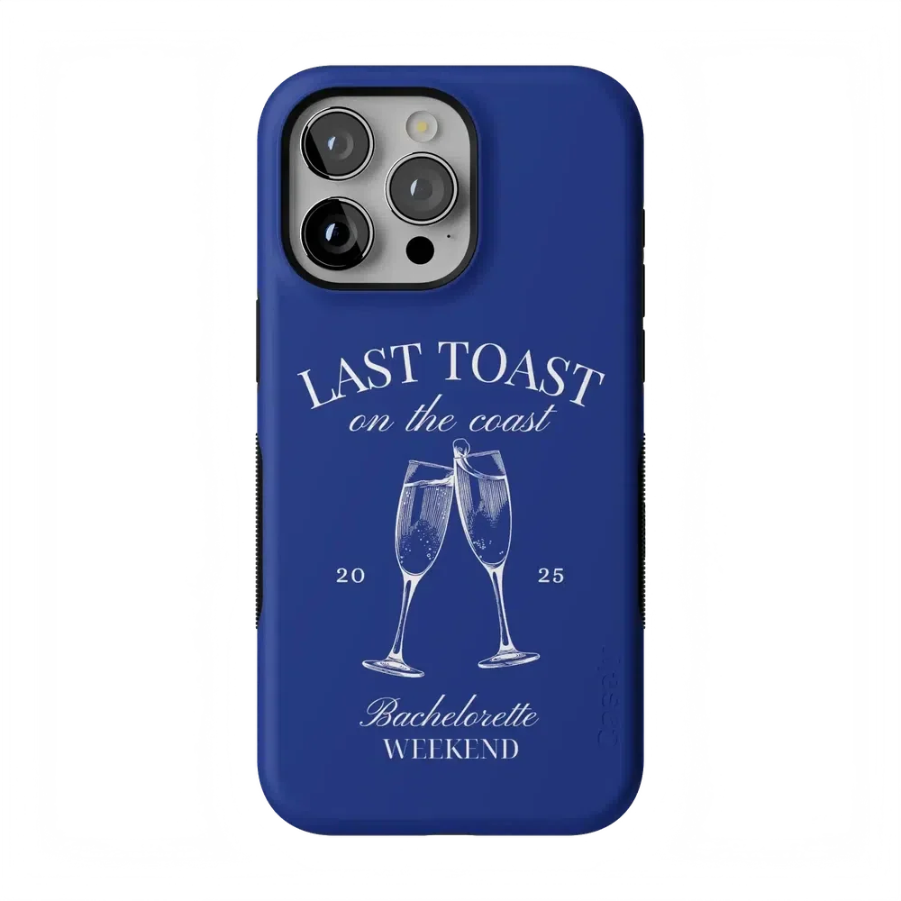 Last Toast | Blue Coastal Bachelorette Case