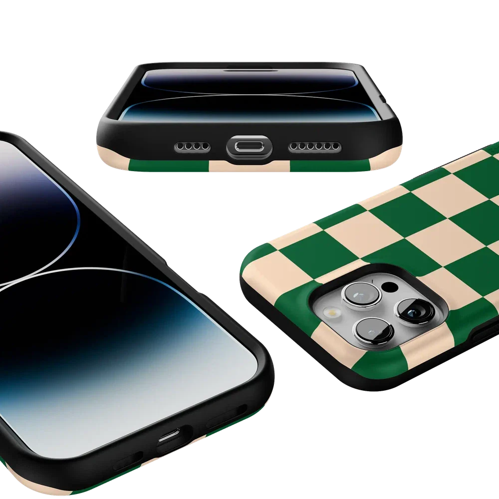 Fit Check | Green Checkerboard Case
