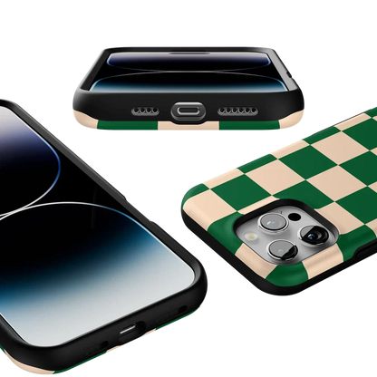 Fit Check | Green Checkerboard Case