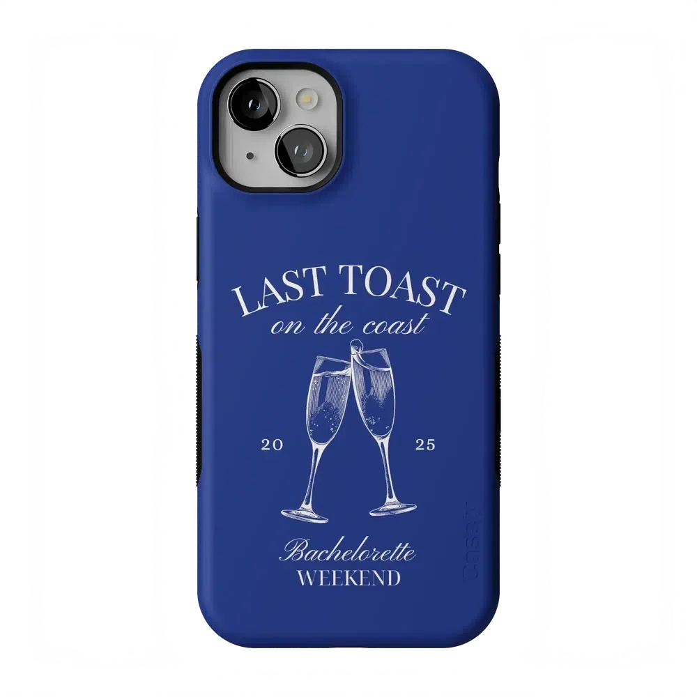Last Toast | Blue Coastal Bachelorette Case
