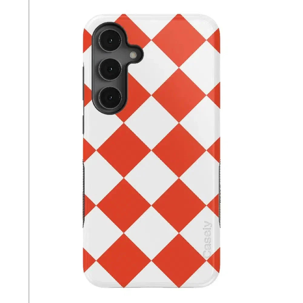 Red Checkerboard | High Contrast Design Case