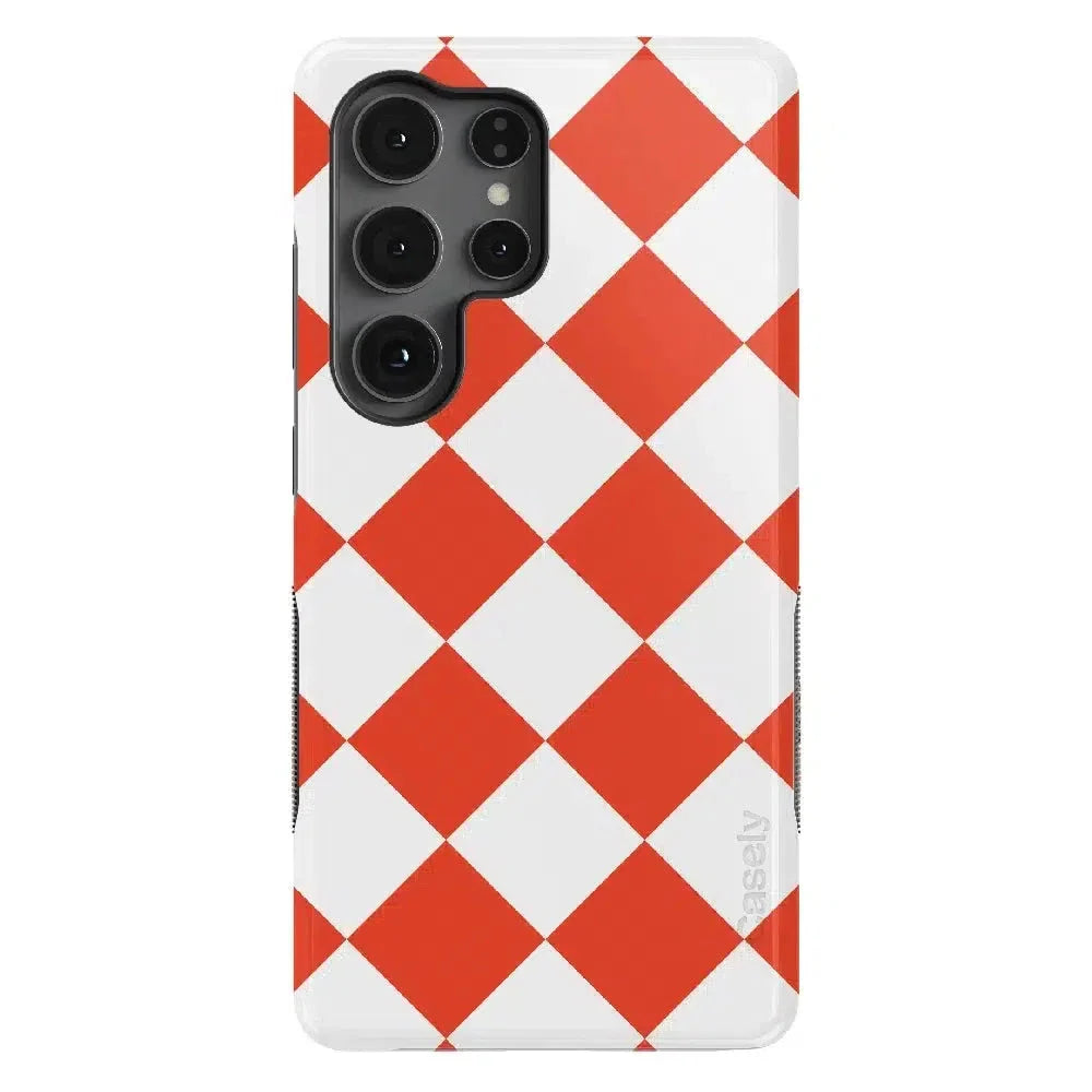 Red Checkerboard | High Contrast Design Case