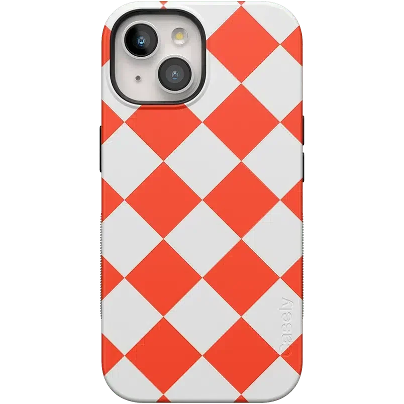 Red Checkerboard | High Contrast Design Case