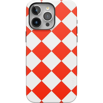 Red Checkerboard | High Contrast Design Case