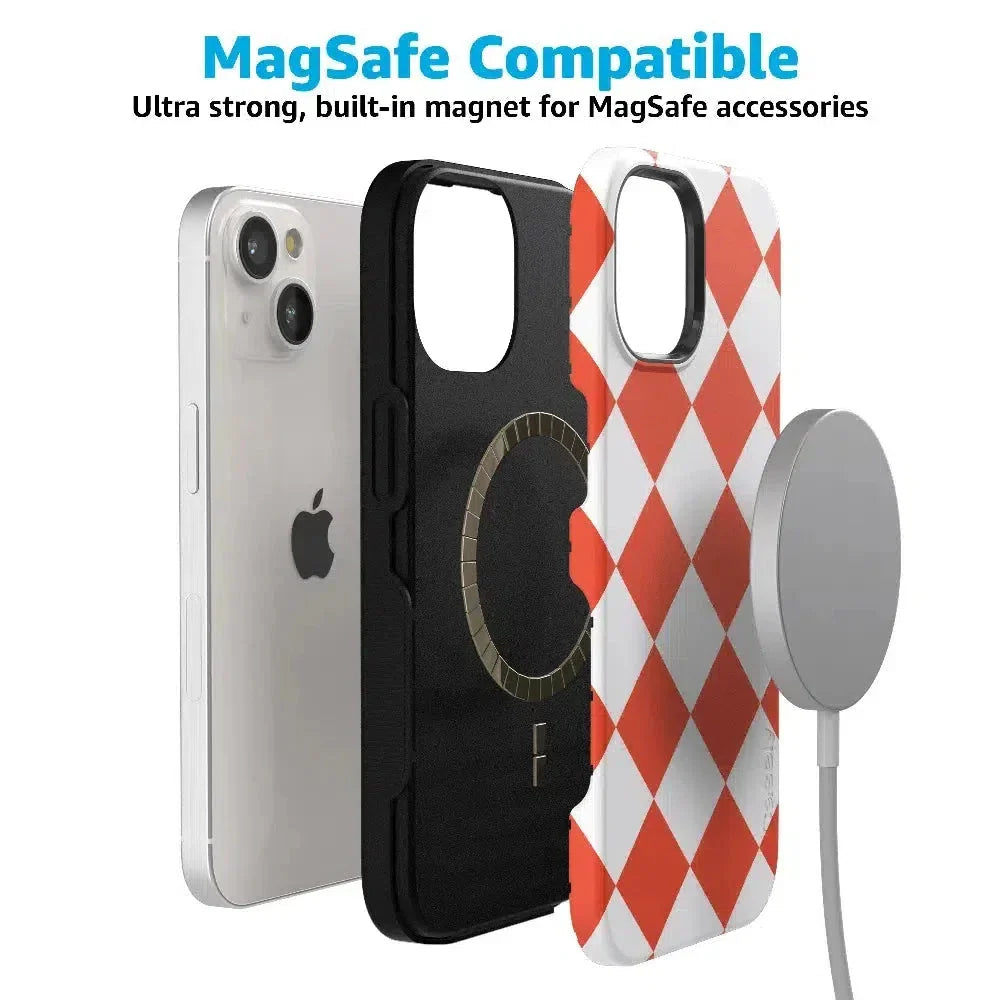 Red Checkerboard | High Contrast Design Case