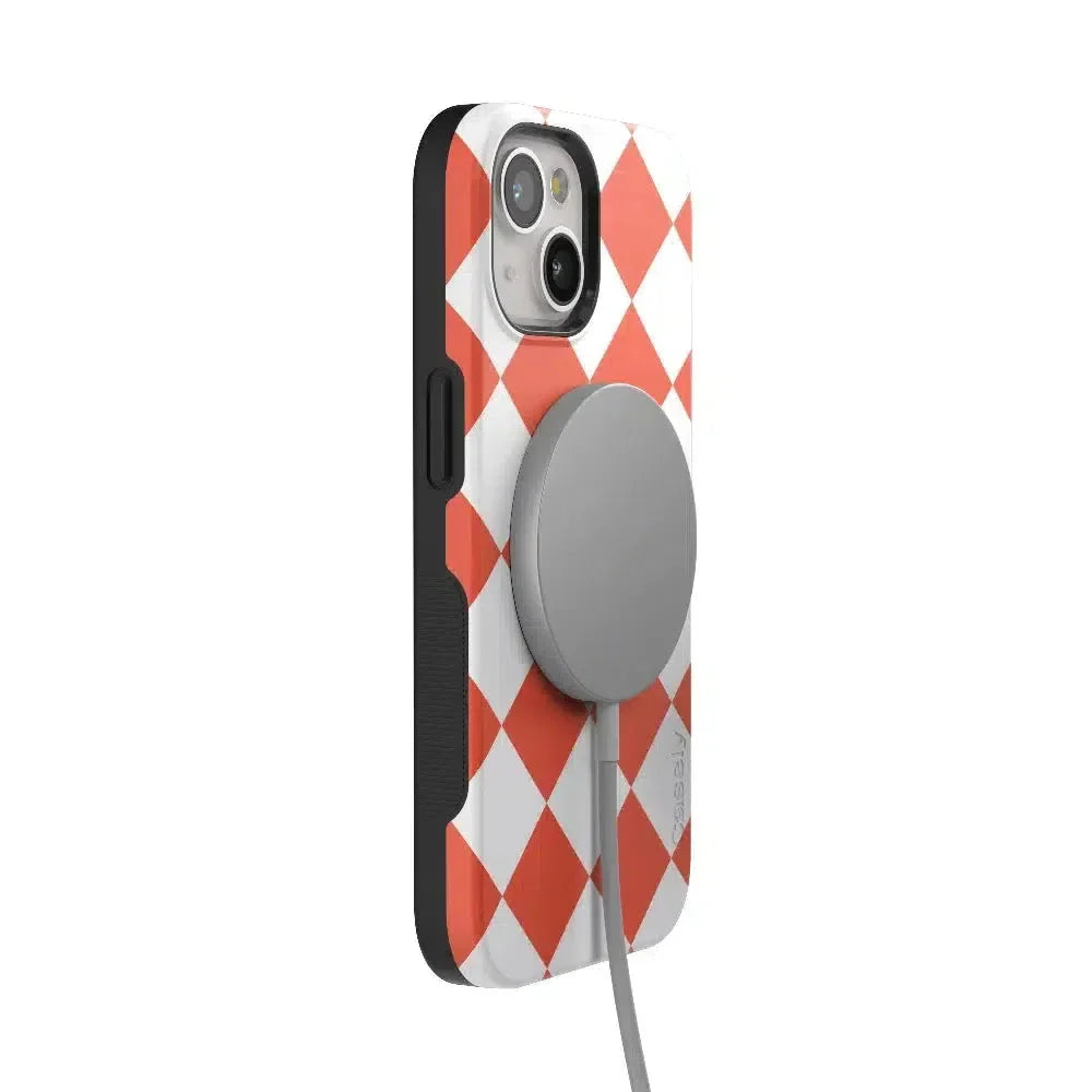 Red Checkerboard | High Contrast Design Case