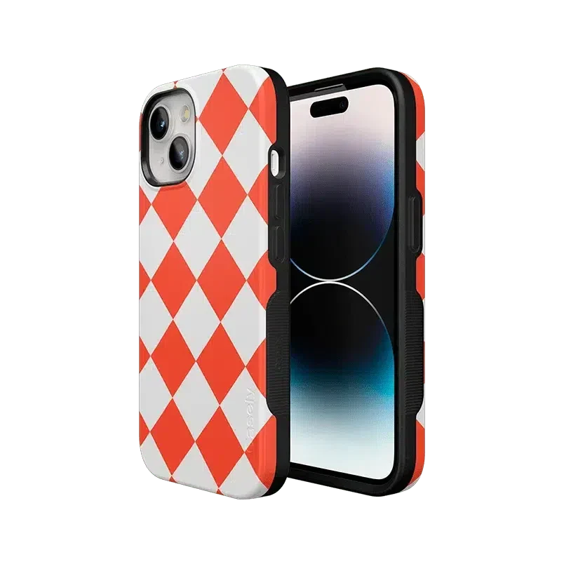 Red Checkerboard | High Contrast Design Case