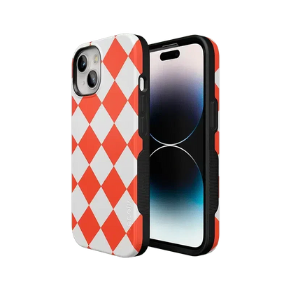 Red Checkerboard | High Contrast Design Case