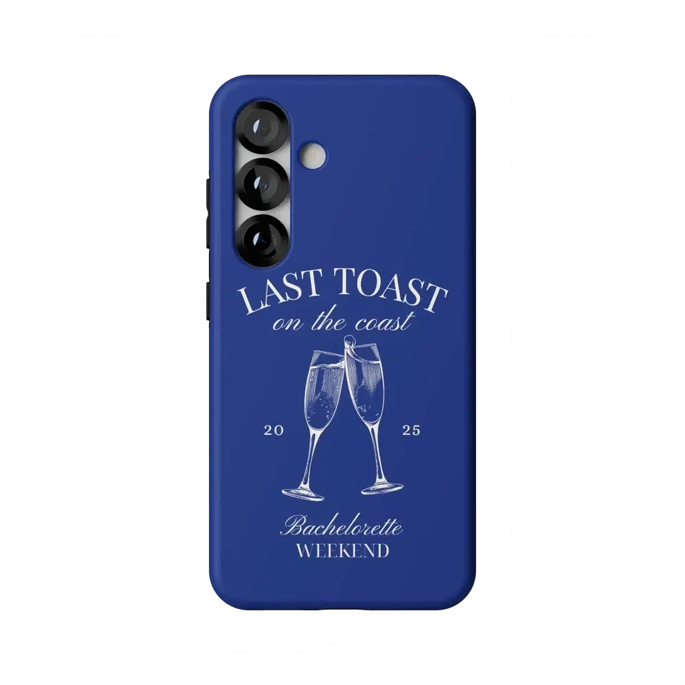 Last Toast | Blue Coastal Bachelorette Case
