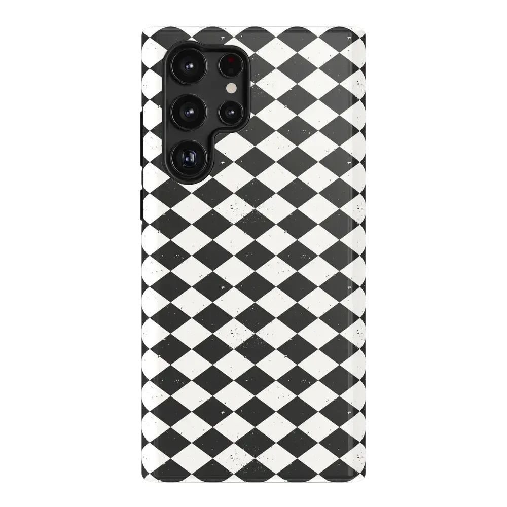 Salem's Hex | Black & White Checkered Case