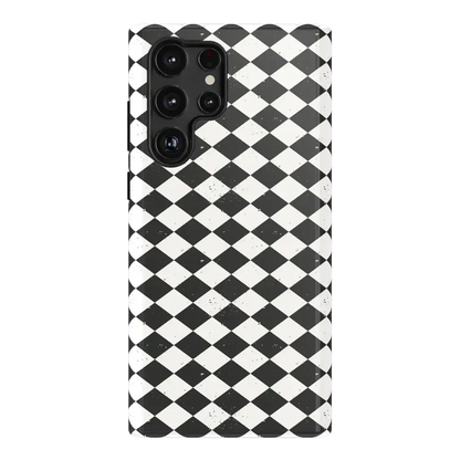 Salem's Hex | Black & White Checkered Case