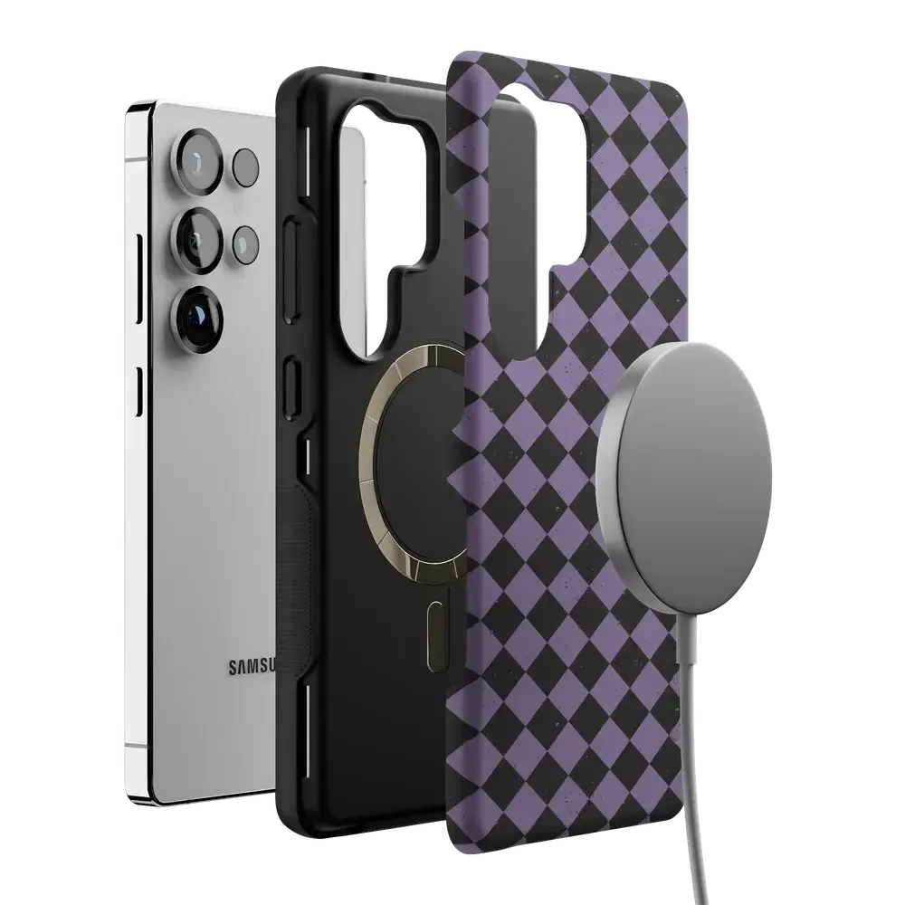 Midnight Hex | Purple Checkered Case
