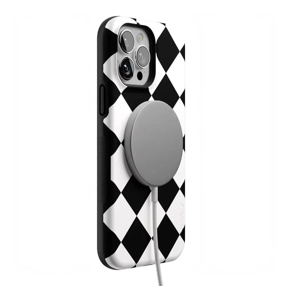 Black Checkerboard | High Contrast Design Case