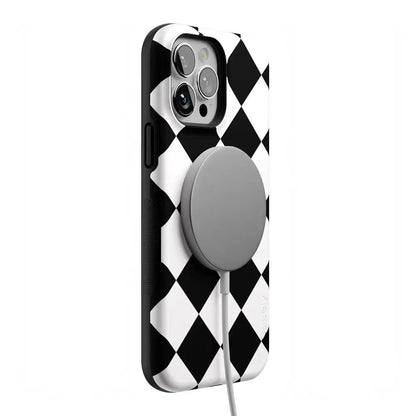 Black Checkerboard | High Contrast Design Case