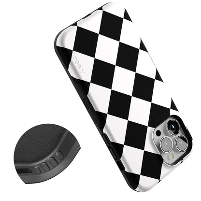 Black Checkerboard | High Contrast Design Case