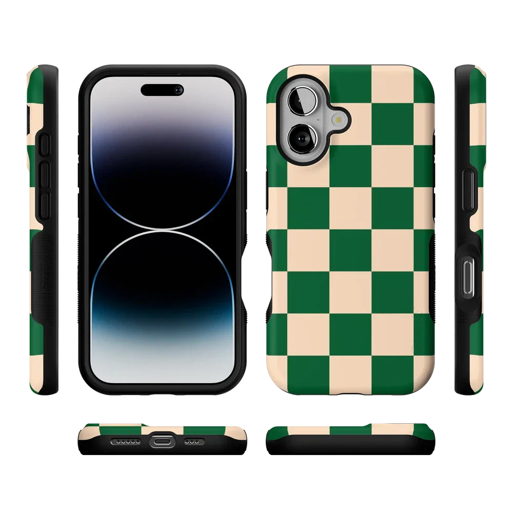 Fit Check | Green Checkerboard Case
