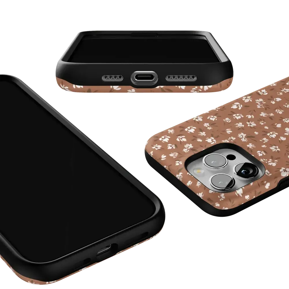 Mocha Meadow | Tiny Flowers Case