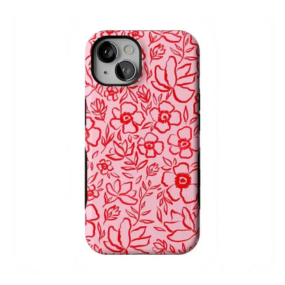Blush Garden | Floral Doodle Case