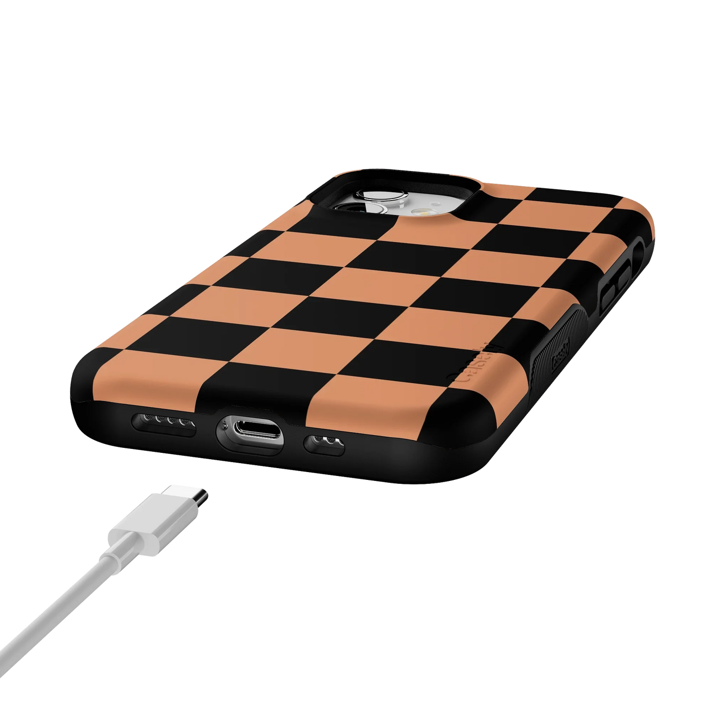 Fit Check | Black & Brown Checkerboard Case