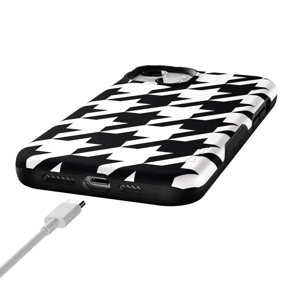 Houndstooth | High Contrast Design Case