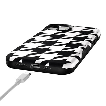 Houndstooth | High Contrast Design Case