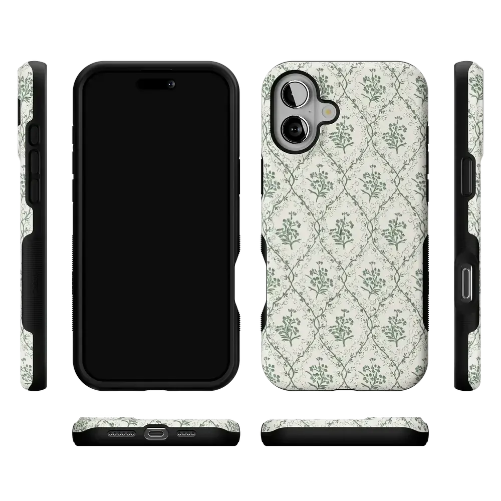Sage Tapestry | Floral Vines Case