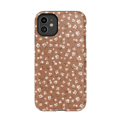 Mocha Meadow | Tiny Flowers Case