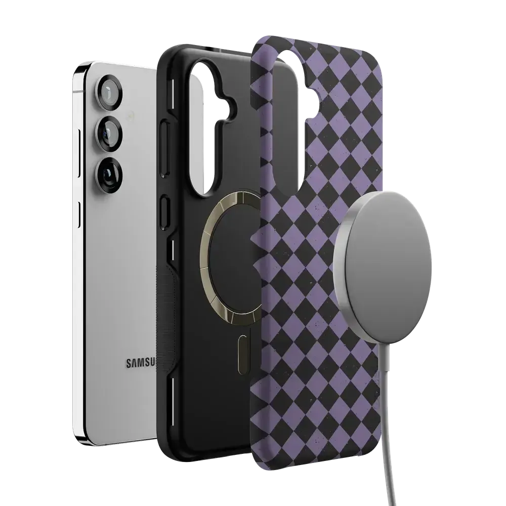 Midnight Hex | Purple Checkered Case