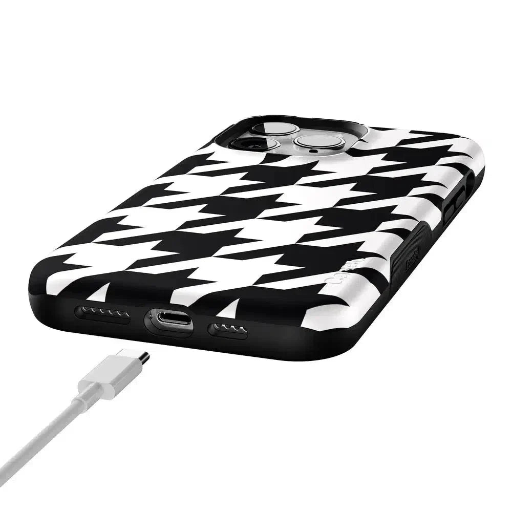 Houndstooth | High Contrast Design Case