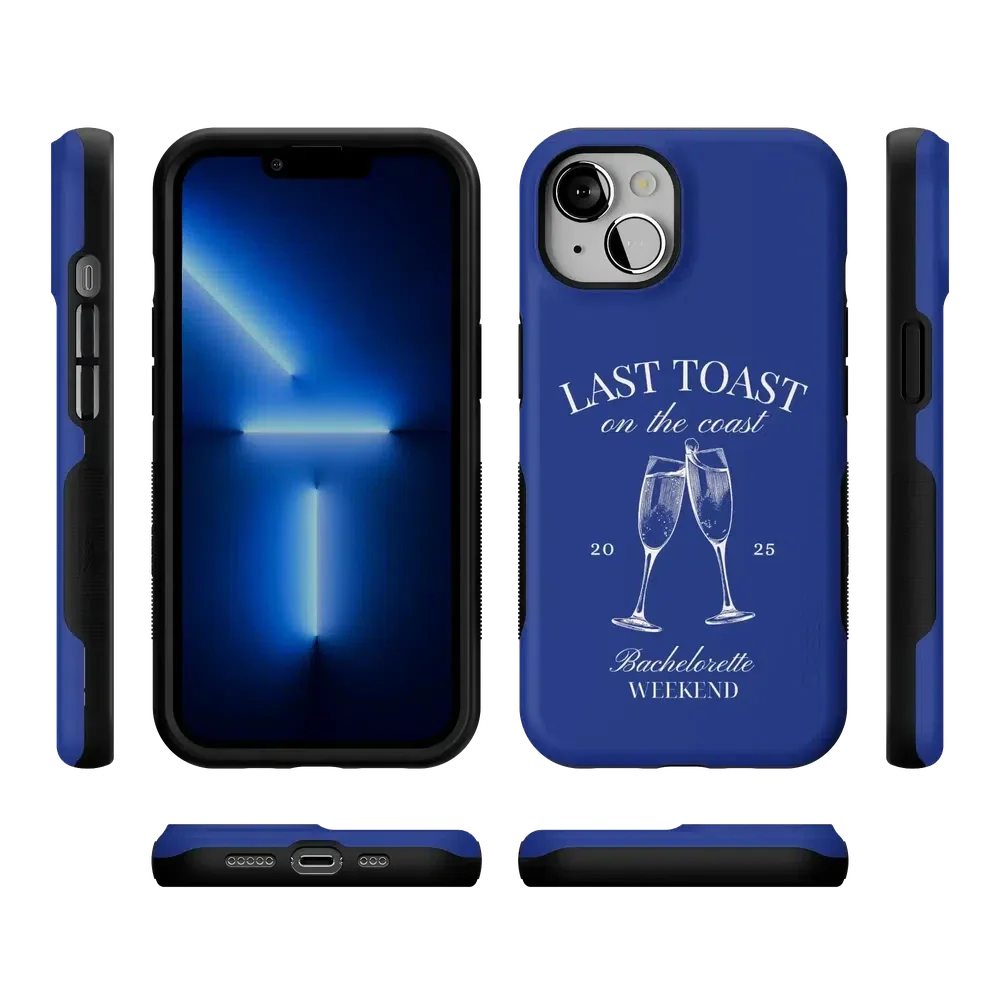 Last Toast | Blue Coastal Bachelorette Case