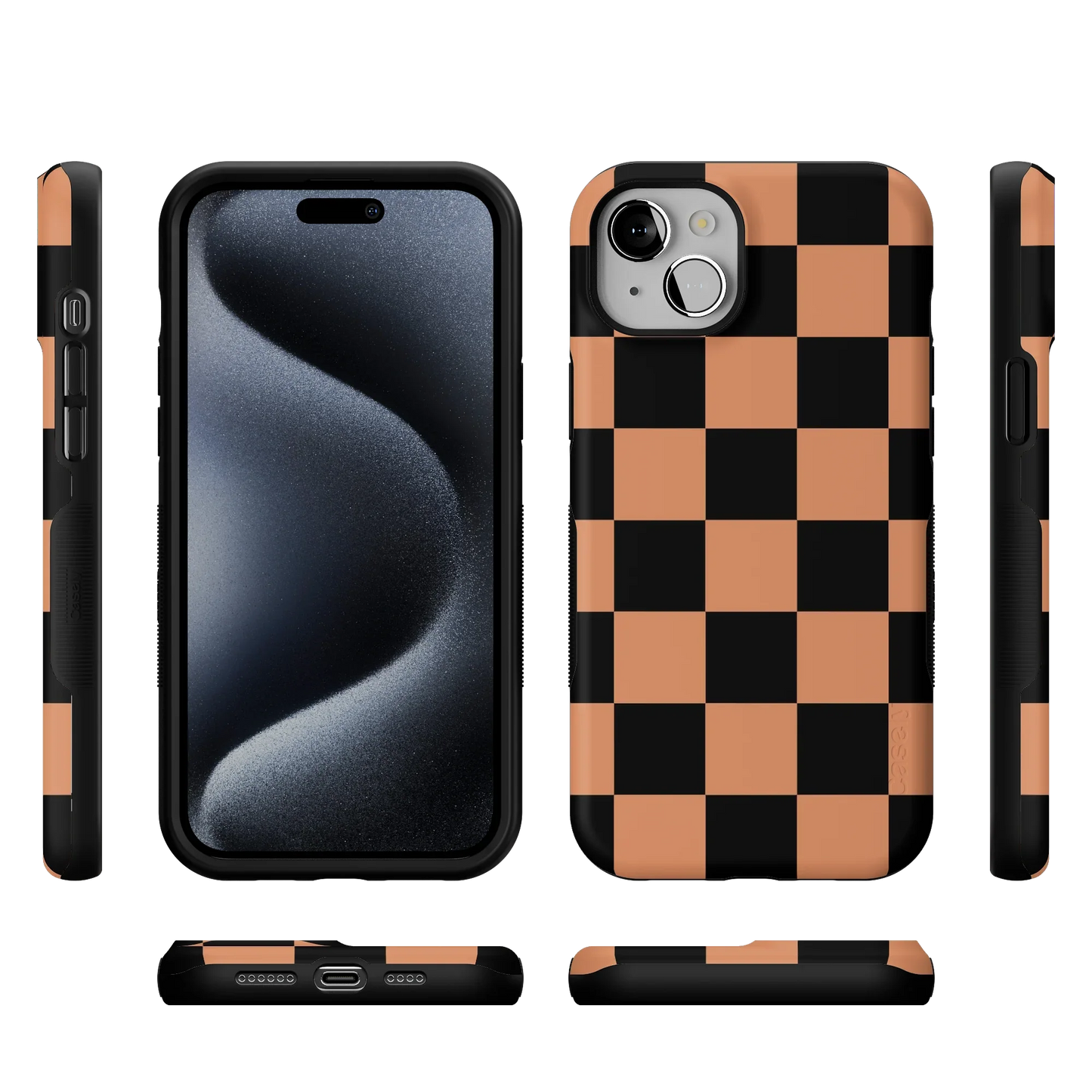 Fit Check | Black & Brown Checkerboard Case