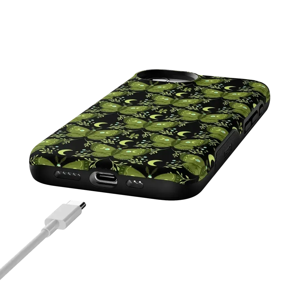Mystic Moths | Green Twilight Case