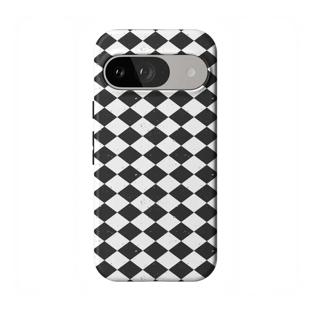 Salem's Hex | Black & White Checkered Case