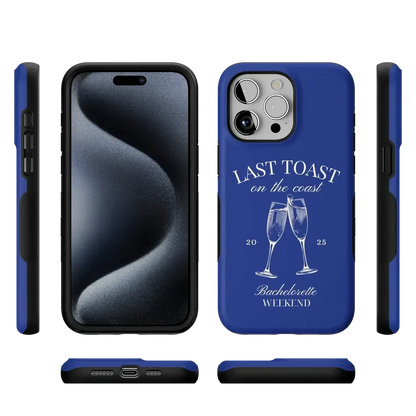 Last Toast | Blue Coastal Bachelorette Case