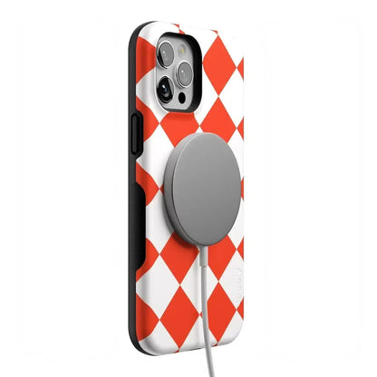 Red Checkerboard | High Contrast Design Case