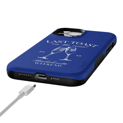 Last Toast | Blue Coastal Bachelorette Case