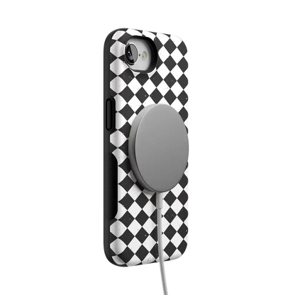 Salem's Hex | Black & White Checkered Case