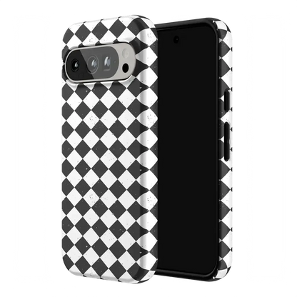 Salem's Hex | Black & White Checkered Case