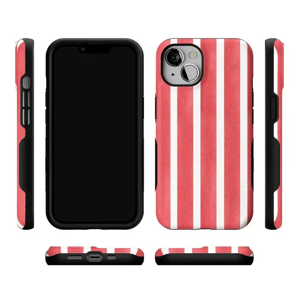 East Coast Summer | Red Stripes Case