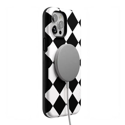 Black Checkerboard | High Contrast Design Case