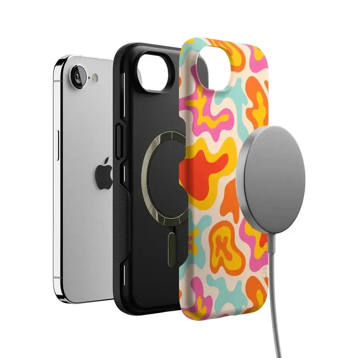 Tropical Color Splash | Abstract Retro Case