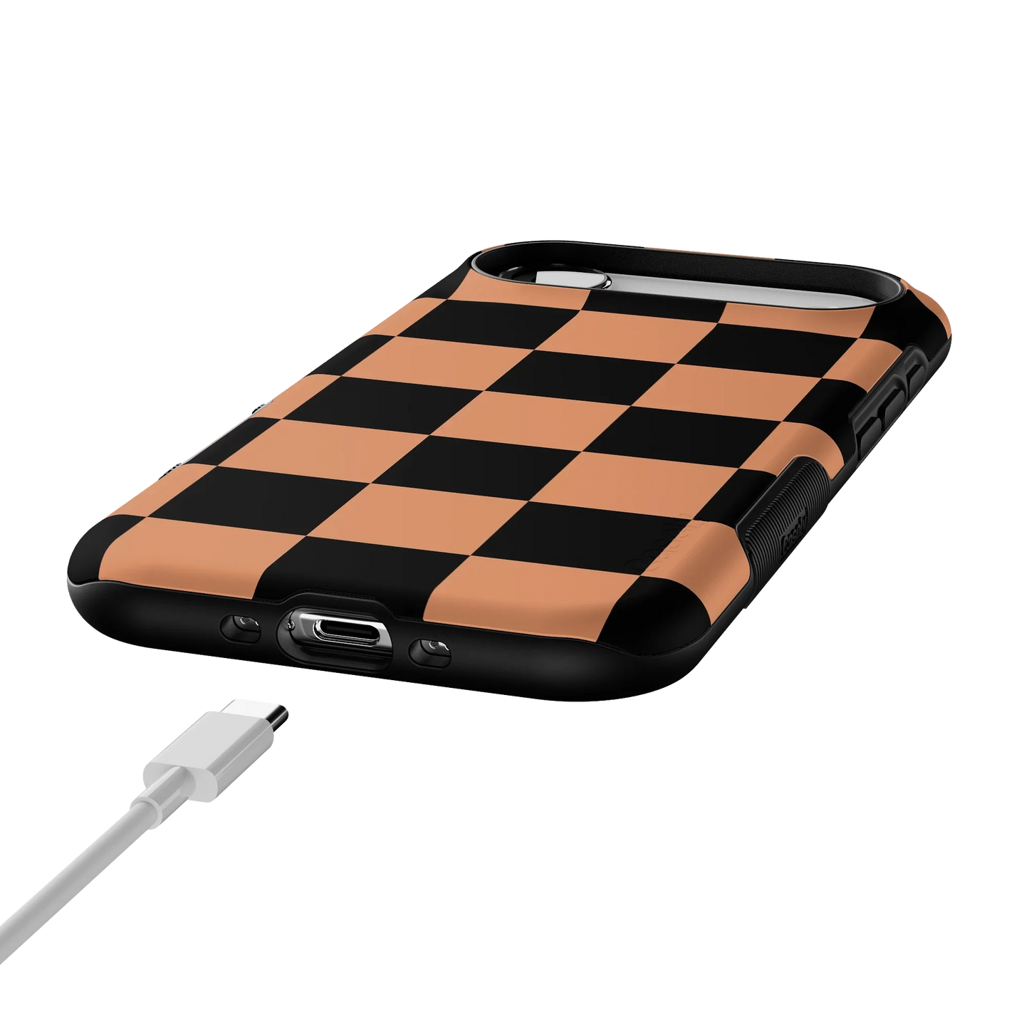 Fit Check | Black & Brown Checkerboard Case