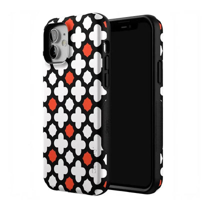 Red Lattice Tile | High Contrast Design Case