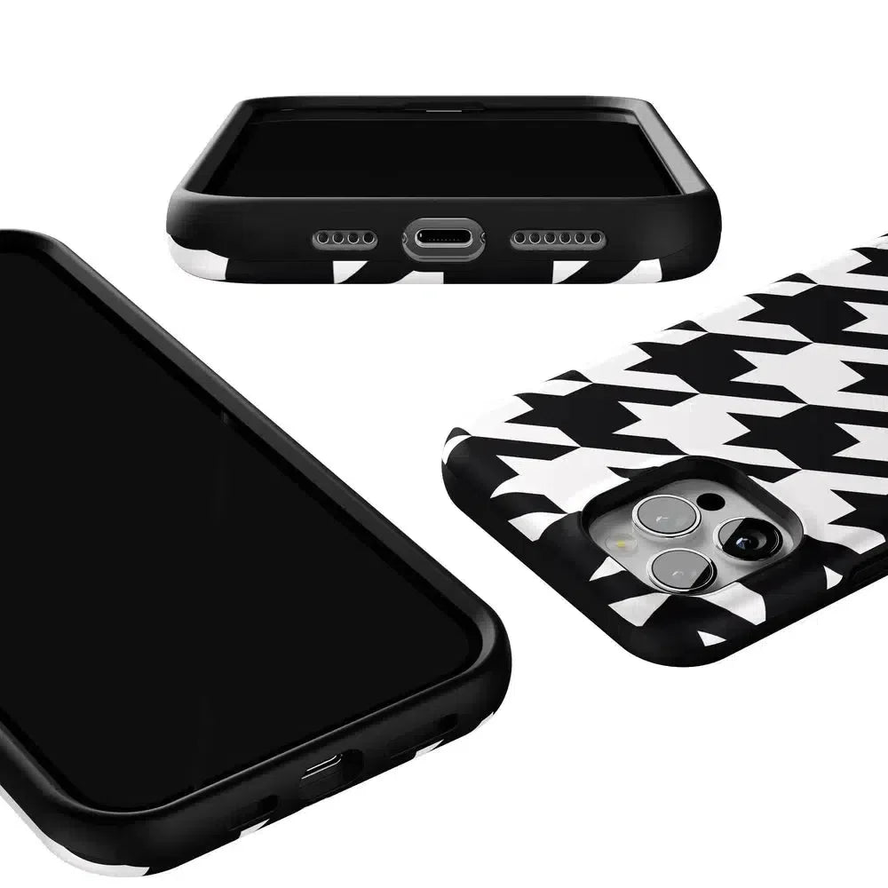 Houndstooth | High Contrast Design Case